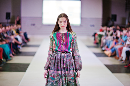 KYIV -JUNE 01: Podolyany Fashion Week, Ukraineのeditorial素材