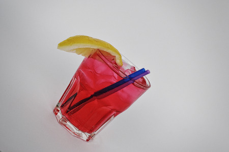 cocktail cosmopolitan isolated on the white background