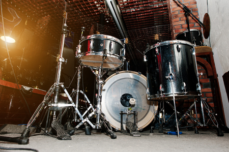 Drum set and drum sticksの写真素材