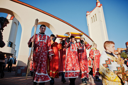 LVIV, UKRAINE - APRIL 27, 2016: Holy Week passion and death of Jesus Christ.のeditorial素材
