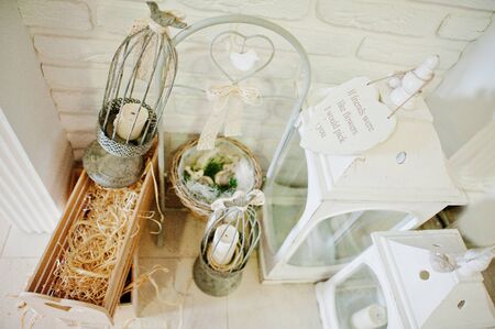 Decorative candlestick such as element of decor.
