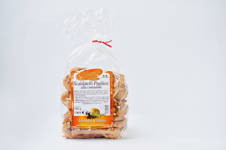 Athens, Greece - February 22, 2017: Handmade italian cookies La Cerignola.のeditorial素材