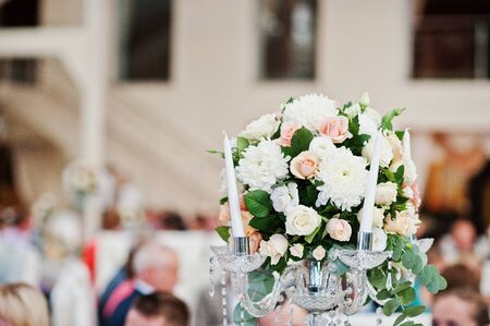 Gorgeous and elegant wedding floral decor.