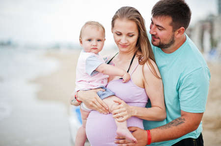 Summer vacations. Parents and people outdoor activity with children. Happy family holidays. Father,...