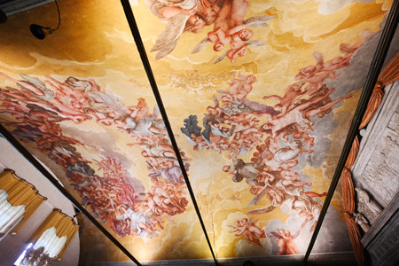 Padua, Italy- July, 05, 2022: Interior of Basilica di Sant Antonio in Padova, Veneto, Italy.のeditorial素材