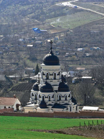 monastery capriana in moldovaの写真素材