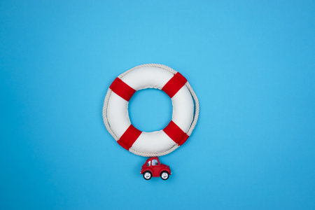 The concept of summer recreation on water spacesの写真素材
