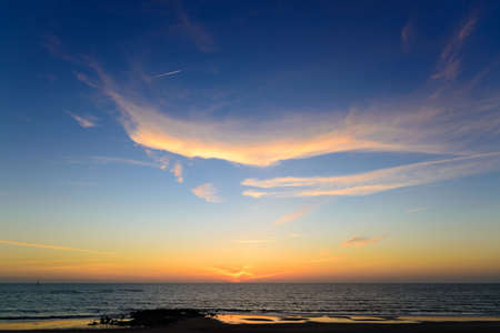 Sky after sunsetの写真素材