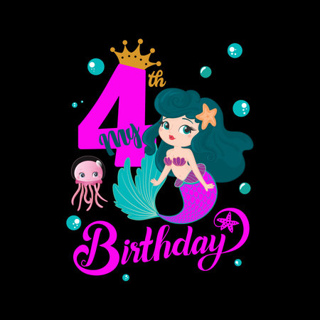 Birthday T-Shirt Design Vector Templateのイラスト素材