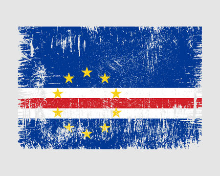 Cape Verde Flag Vectorのイラスト素材