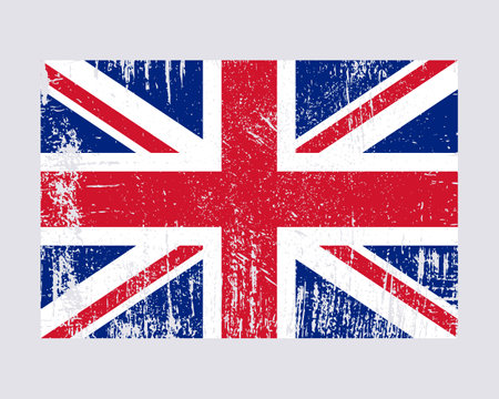 United Kingdom flag vectorのイラスト素材