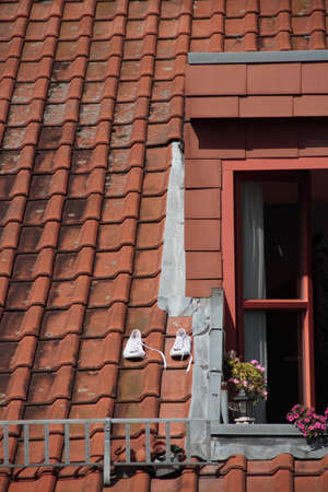 shoes on the roof