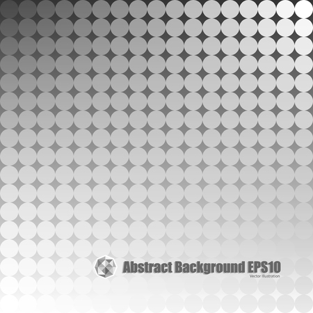 Gray big dot gradient backgroundのイラスト素材