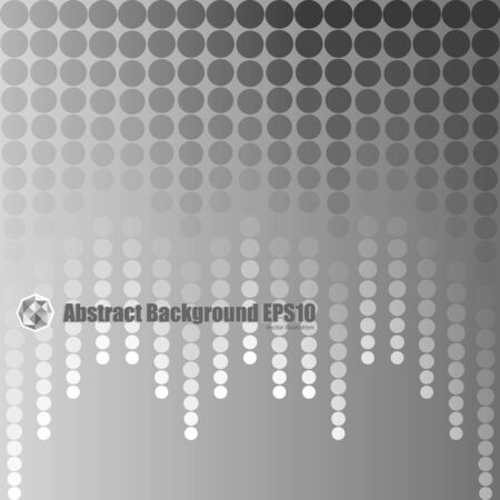 Gray dot gradient seamless backgroundのイラスト素材