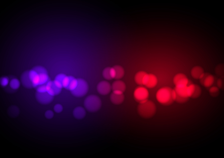 abstract red and blue light bokeh background. vectorのイラスト素材