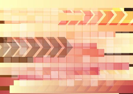 Abstract digital light background with arrows and lines