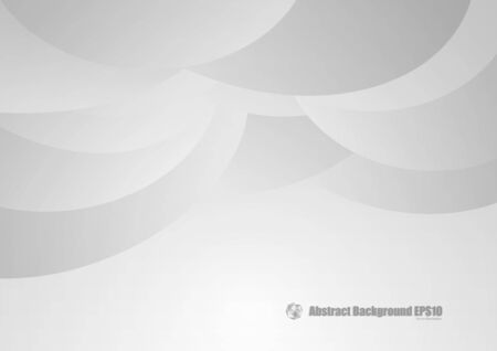 Gray and white curve abstract backgroundのイラスト素材
