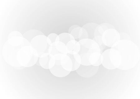 Abstract white transparent circle shapes overlapのイラスト素材