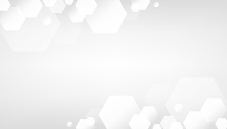 Abstract white copy space background with gray dynamic geometric shape. Vector illustrationのイラスト素材