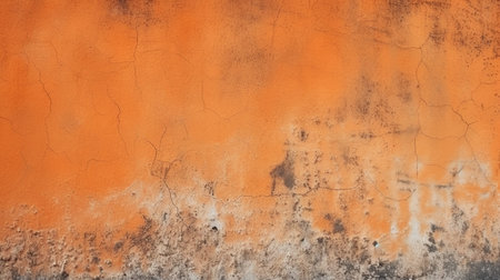 Grunge orange wall texture. Abstract background and texture for design.の素材