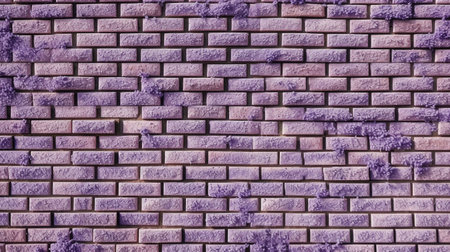 Purple brick wall texture background. Purple brick wall texture background.の素材