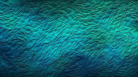 abstract blue background with wrinkled fabric texture. 3d renderingの素材