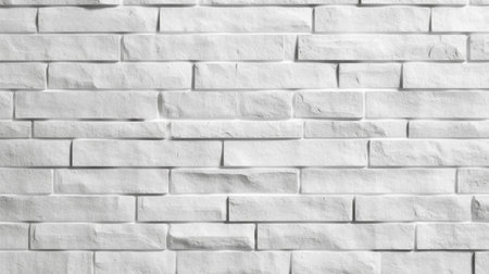 White brick wall texture background. White brick wall background. White brick wall textureの素材
