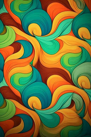 Abstract colorful background. Vector illustration. Eps 10. Colorful waves.の素材