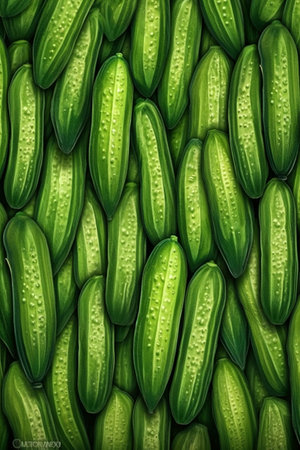 Cucumber background. Cucumber texture. Cucumber patternの素材