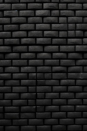 Black brick wall background. Black brick wall texture. Black brick wall background. Black brick wall backgroundの素材