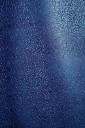 Blue leather texture close up. Abstract background and texture for design.の素材