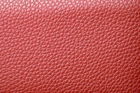 Red leather texture or leather background for design with copy space for text or image.の素材