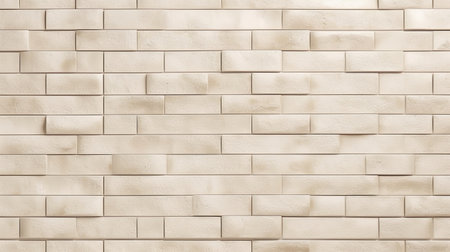 White brick wall texture background for interior exterior decoration and industrial construction concept design.の素材