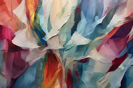 Abstract art background. Hand-painted background. SELF MADE.の素材