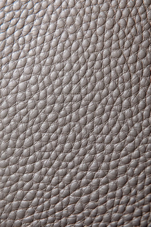 Brown leather texture as background, closeup. Natural leather texture.の素材
