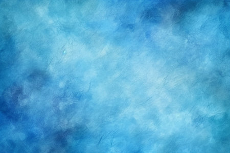 Grunge background with space for text or image. Blue watercolor textureの素材