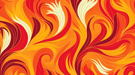 Abstract background. Vector illustration. Red, orange and yellow colors.の素材