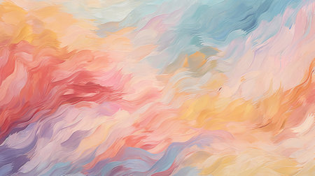 Abstract watercolor background. Digital art painting. 3d rendering.の素材