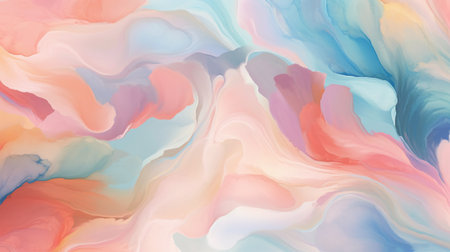 abstract background with colorful watercolor paint in pastel colors.の素材