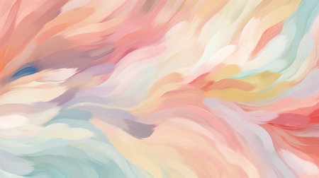 Pastel abstract painted background. Watercolor texture. Vector illustration.の素材