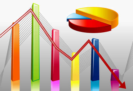 Very good contents useful in the business and financial designsのイラスト素材