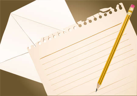 Write a message to who you love and to friends, and relativesのイラスト素材