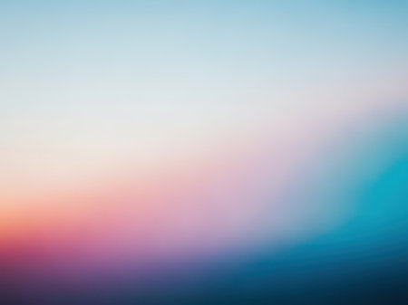 abstract blue and pink background with bokeh defocused lightsの素材