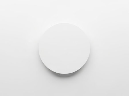 Minimalist white circleの素材