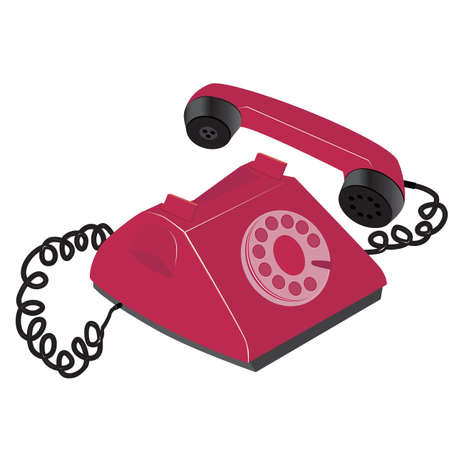 phone on a white backgroundのイラスト素材