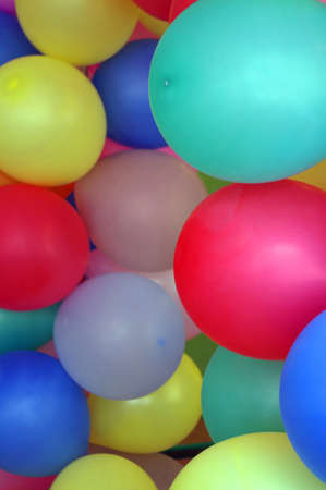 Many different color air balls の写真素材