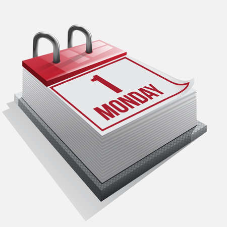 Calendar  icon on a white backgroundのイラスト素材