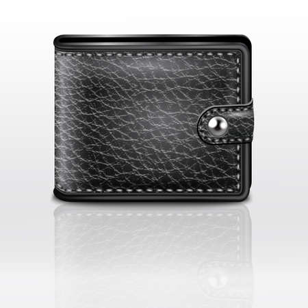 Leather wallet のイラスト素材