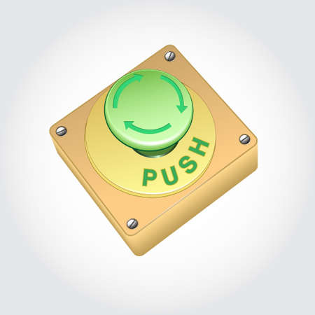 Button greenのイラスト素材