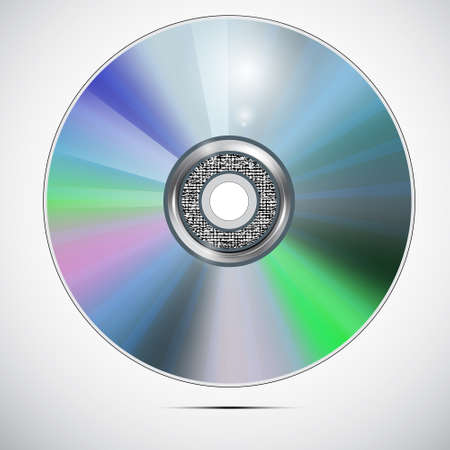 CD or DVD disc のイラスト素材